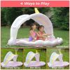 Rainbow Unicorn Shade N' Splash Sprinkler and Splash Pad 5.5'