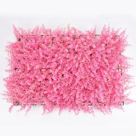 40Cm X 60Cm Artificial Lawn Wall, Decorative Fake Grass, Home Exterior Decoration (Option: Pink eucalyptus)