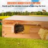 VEVOR Beehive Box Kit Bee Honey Hive 40 Frames 2 Deep 2 Medium Natural Fir Wood