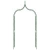Garden Arch Dark Green 47.2"x15"x101.6" Iron